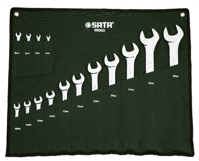 Jogo de chave combinada 15 peças ST08002SJ Sata